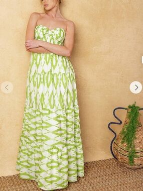 Petals of Time Woven Maxi Dress